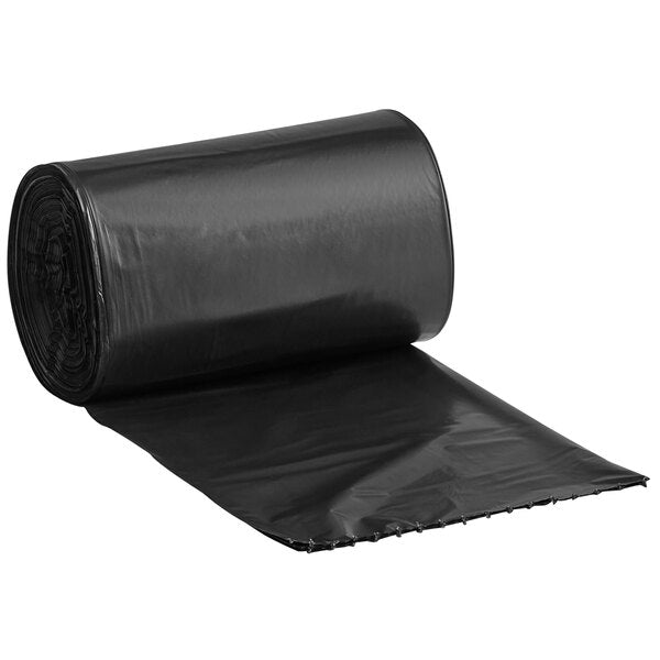 24x32 Black 1 mil Can Liner 500/cs