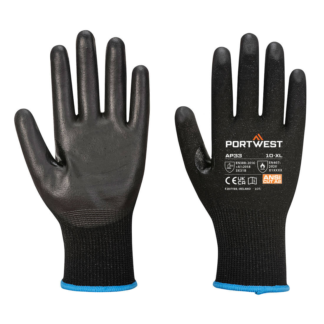 Portwest Cut Level 2 Touchscreen Gloves 12/pk