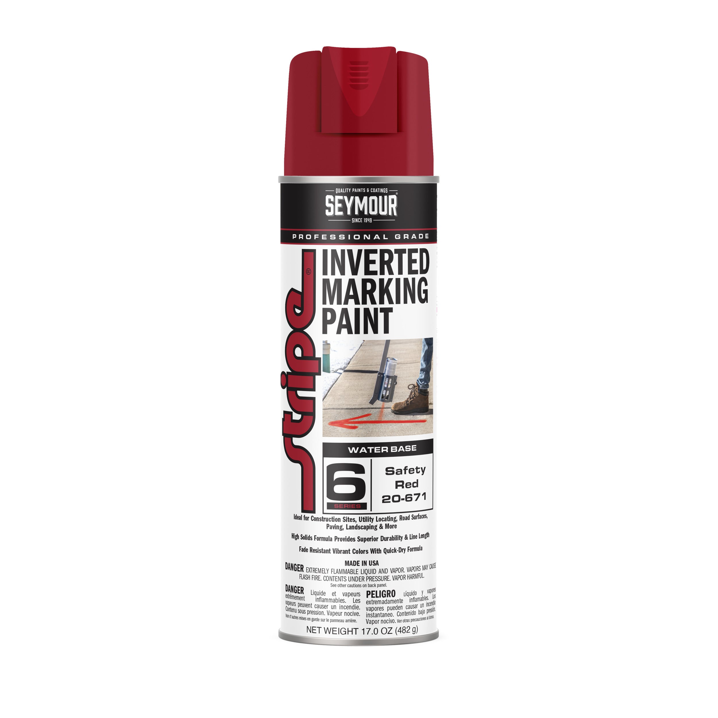 Seymour Stripe 6-Series Inverted Ground Marking Paint 170z