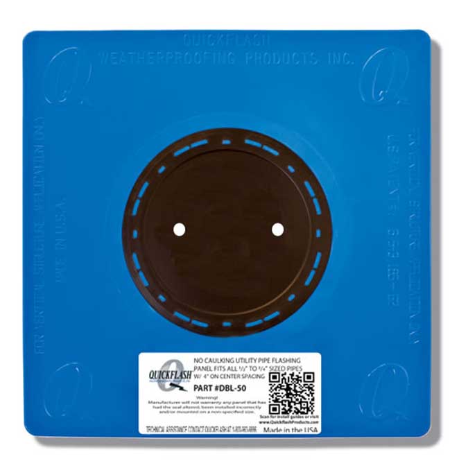 Quickflash Plumbing Flashing Panel (case of 12) – Weatherproofing