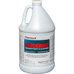Fiberlock Shockwave Disinfectant & Cleaner Concentrate 4-gallon Case