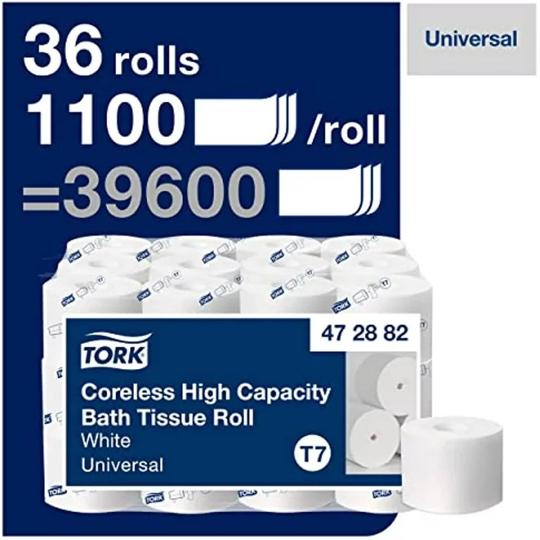 Tork 472882 Universal Coreless High Capacity Bath Tissue 36/cs