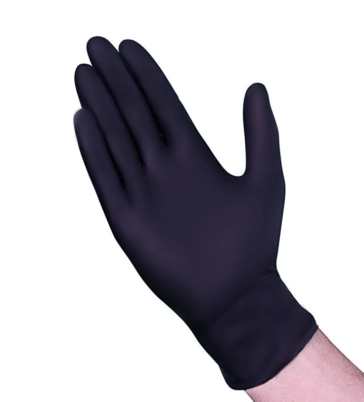 Vanguard 7mil Black Nitrile Gloves XXL 90/bx