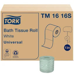 Tork 1616S Universal Bath Tissue Roll, 2-Ply 96/cs