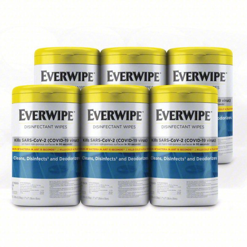 Everwipe Disinfecting Wipe 6/cs