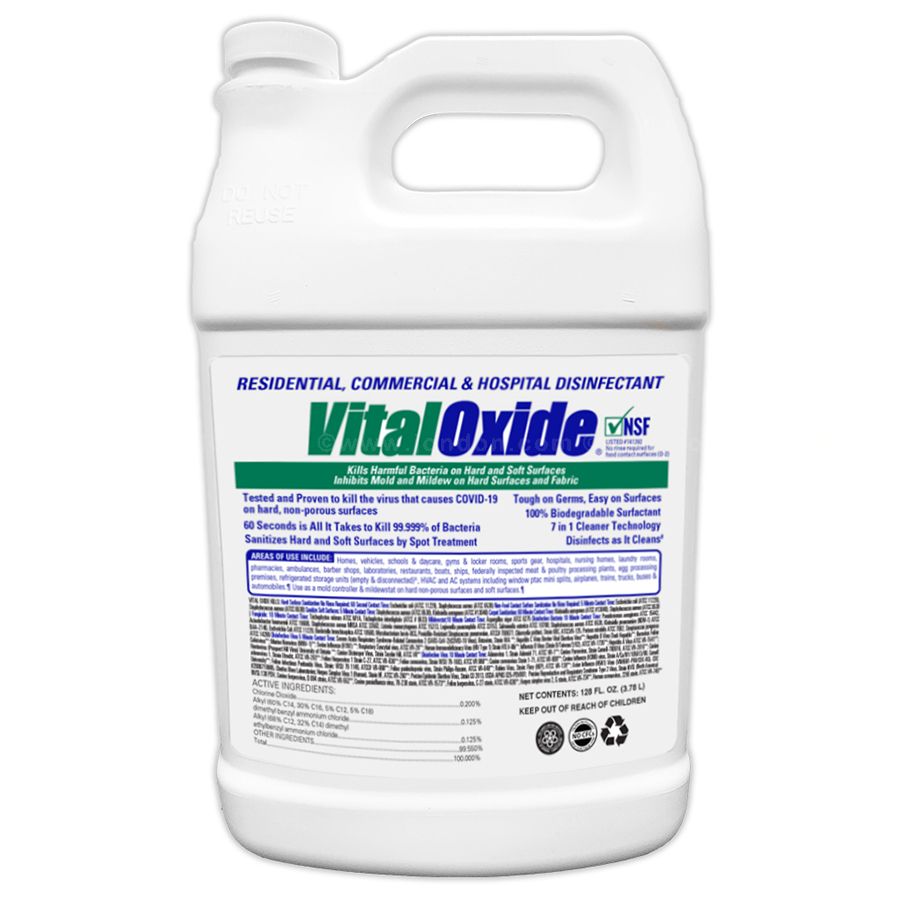 Vital Oxide Disinfectant - Case of 4 Gallons